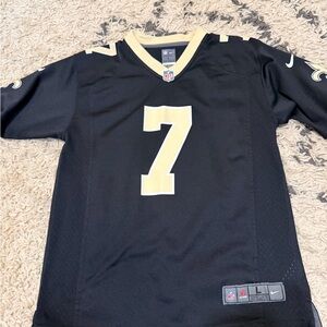 Nike Black and Gold Kids Jersey